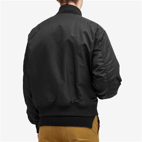 bomber burberry uomo|Nylon Bomber Jacket in Black .